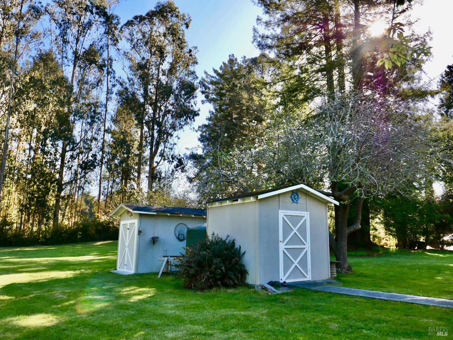 30860 Simpson Lane Fort Bragg, CA 95437 - Photo 26 of 33 a view of backyard with garden and entertaining space