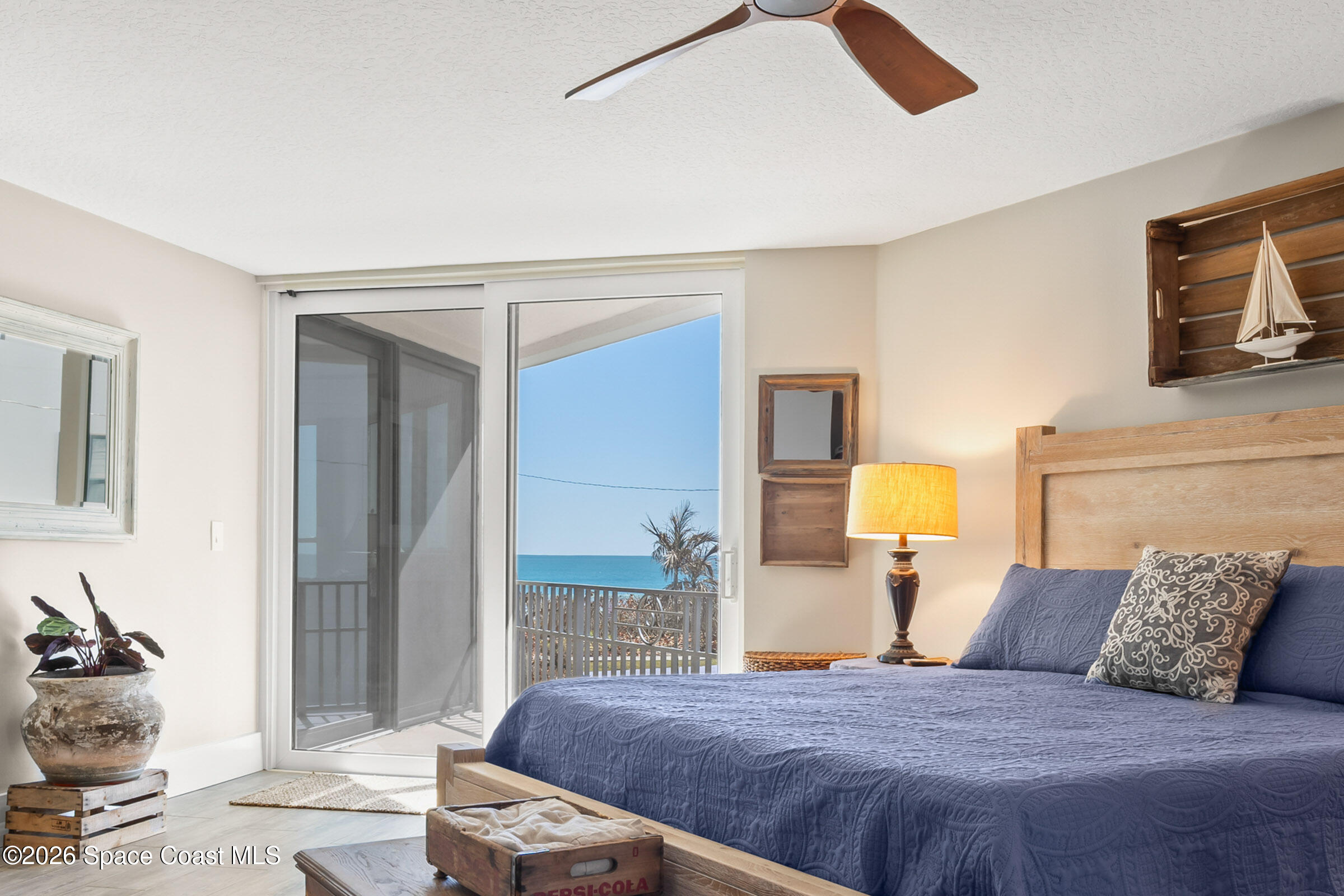 700 Wave Crest Avenue, Unit 206 Indialantic, FL 32903 - Photo 19 of 36 Primary Bedroom