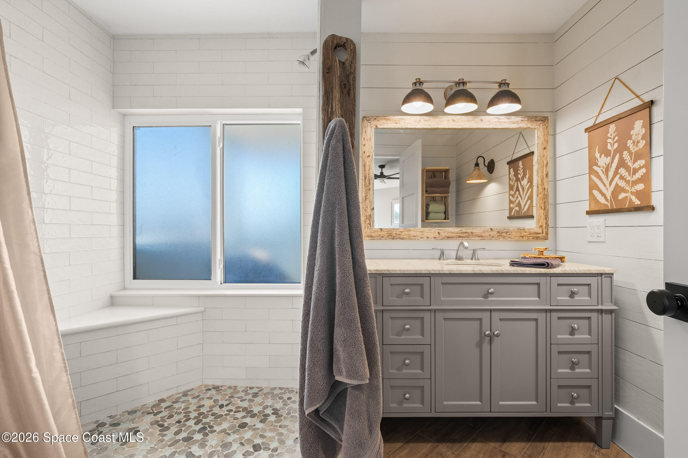 700 Wave Crest Avenue, Unit 206 Indialantic, FL 32903 - Photo 25 of 36 Primary Bathroom