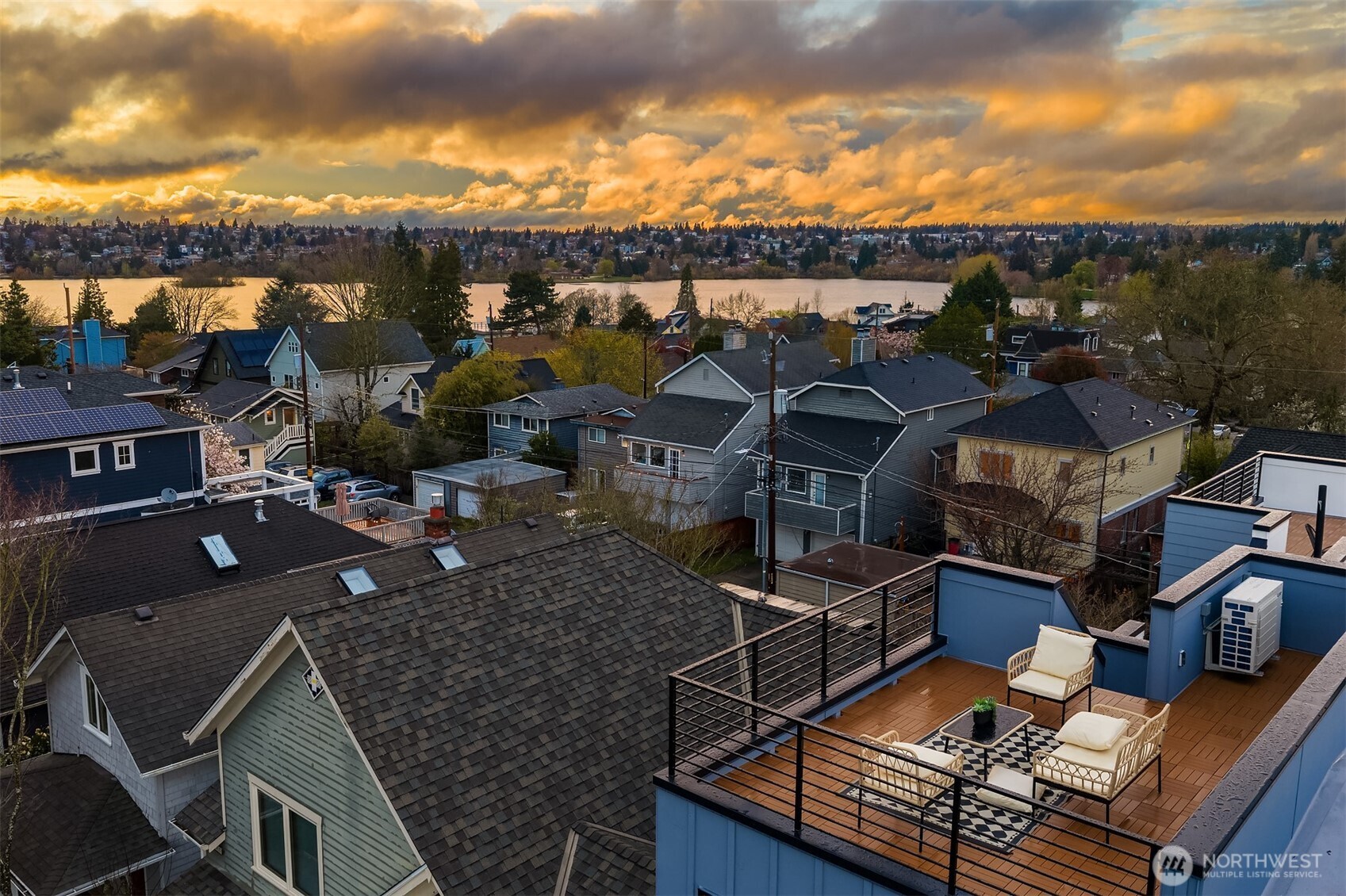 2340 North 64th Street, Unit A Seattle, WA 98103 - Photo 28 of 29 a view of a terrace with sitting area