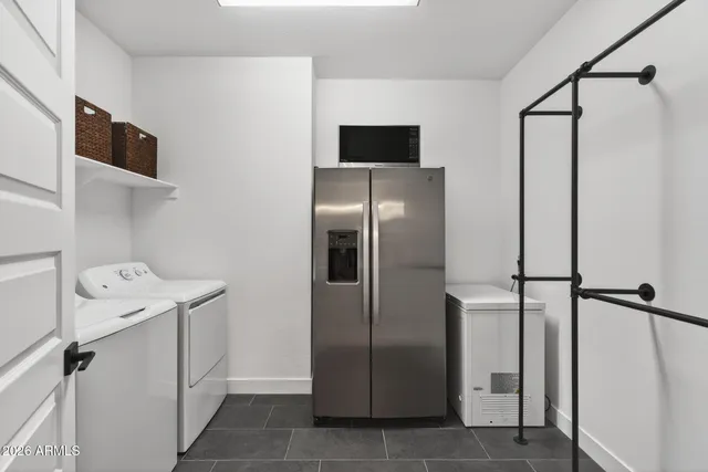 a view of a livingroom with wooden floor