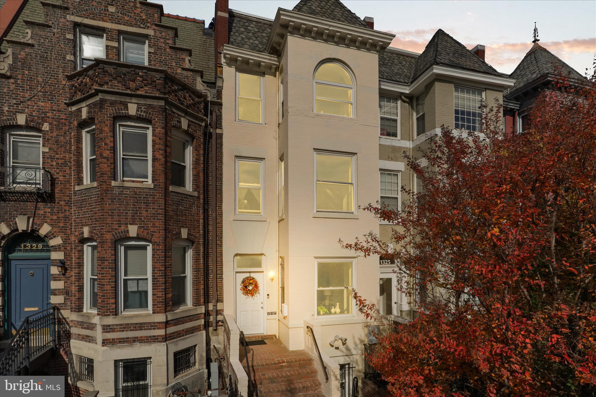 1327 Harvard Street Northwest Washington, DC 20009 - Photo 4 of 61 Exterior at Twilight