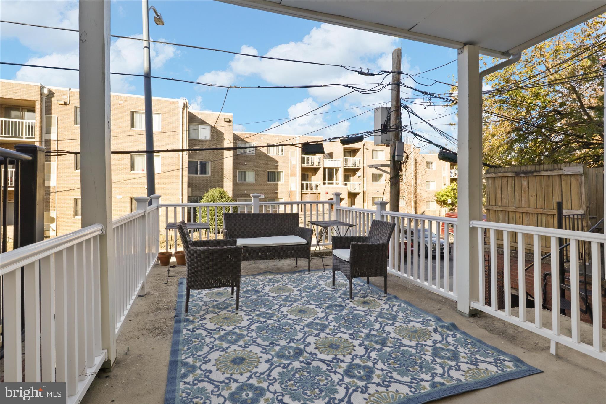 1327 Harvard Street Northwest Washington, DC 20009 - Photo 49 of 61 Main floor outside patio above garage