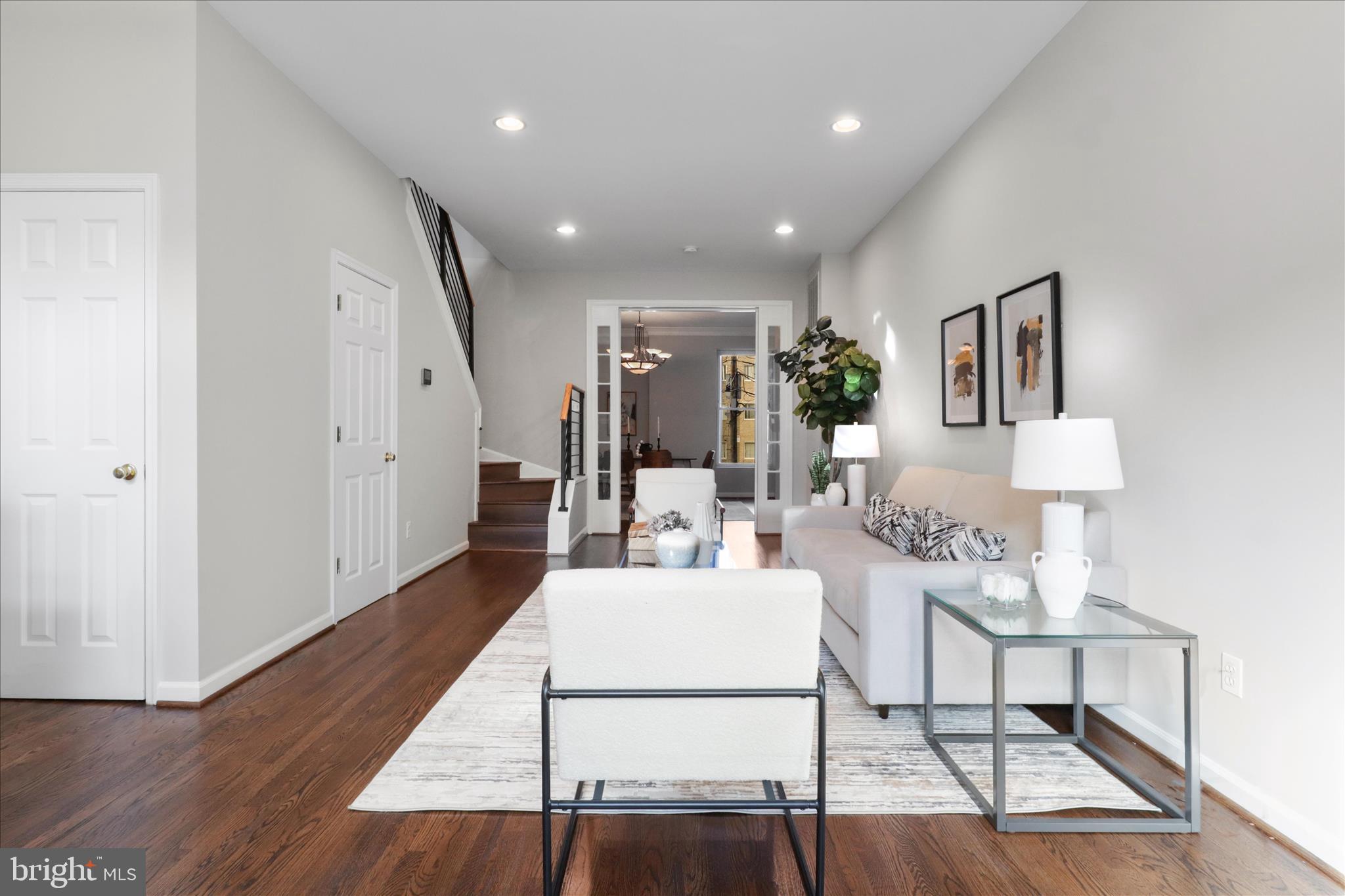 1327 Harvard Street Northwest Washington, DC 20009 - Photo 7 of 61 Living Room as you walk into home on main level