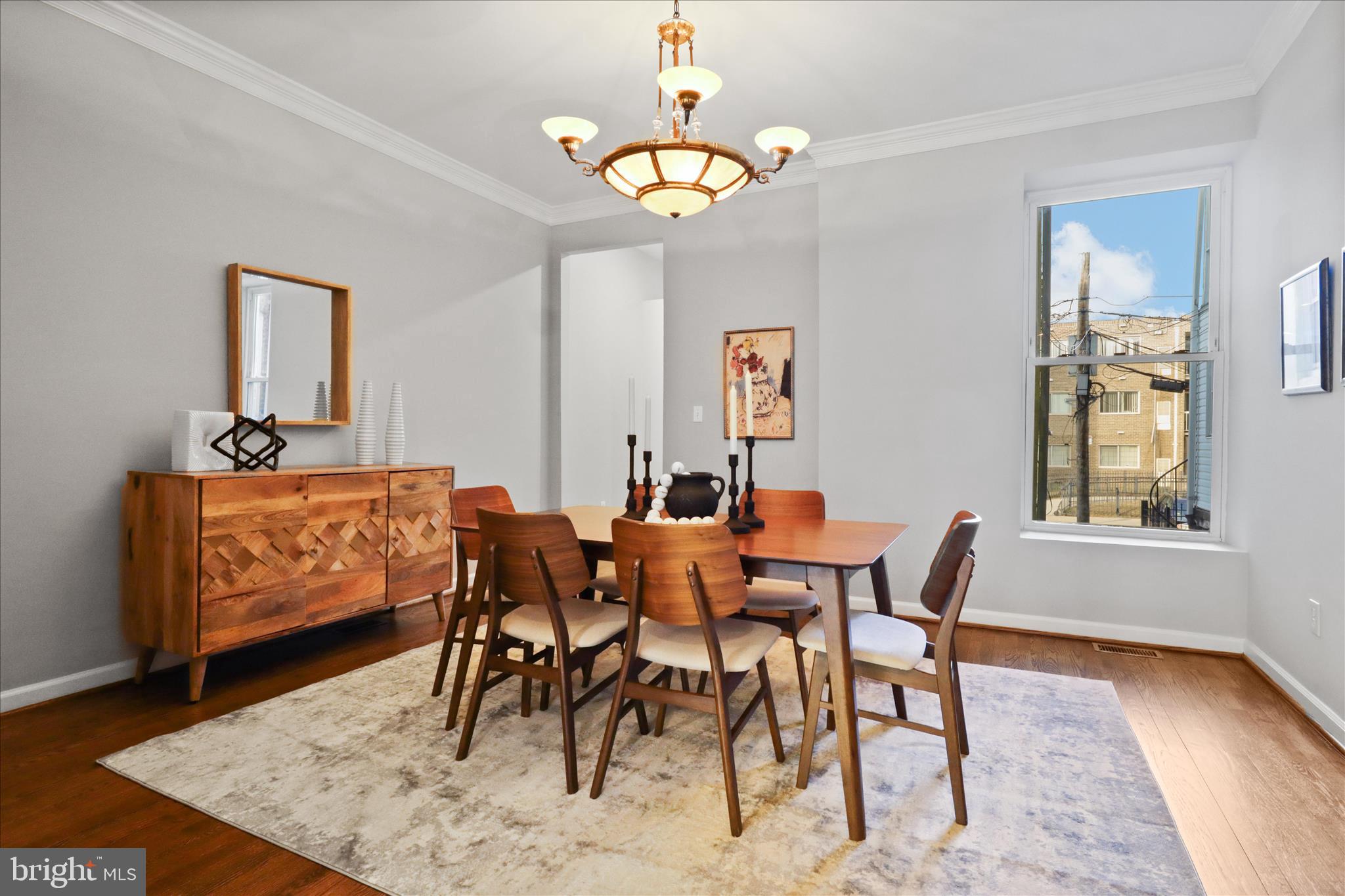 1327 Harvard Street Northwest Washington, DC 20009 - Photo 10 of 61 a dining room with furniture and window