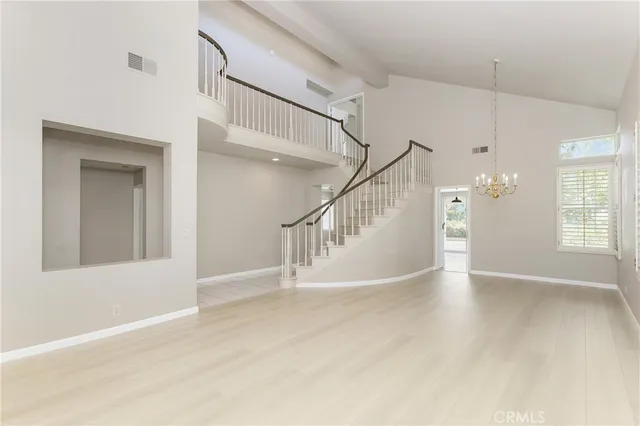 a view of an entryway with a window