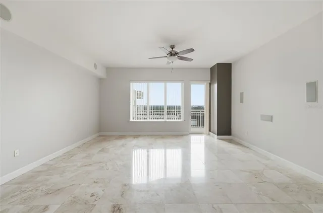 a view of city from balcony