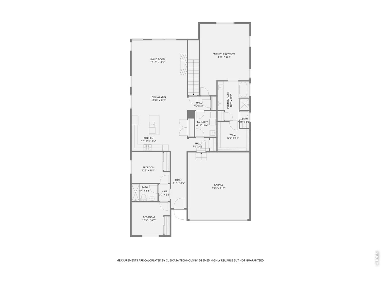 7154 Howell Street Arvada, CO 80004 - Photo 34 of 36 Main Level Floor Plan