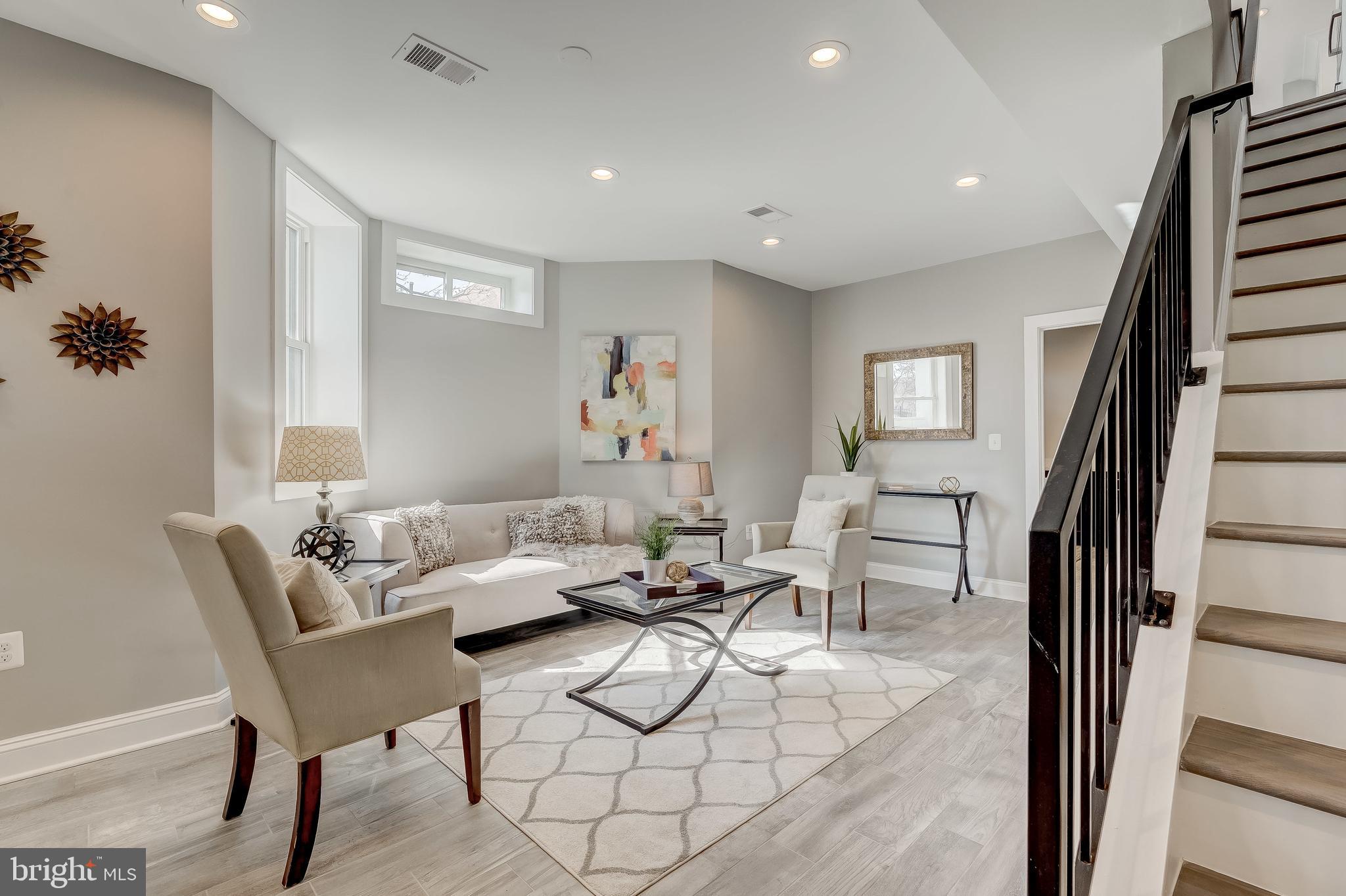 319 R Street Northwest Washington, DC 20001 - Photo 23 of 33 Phenomenal lower level media/family room