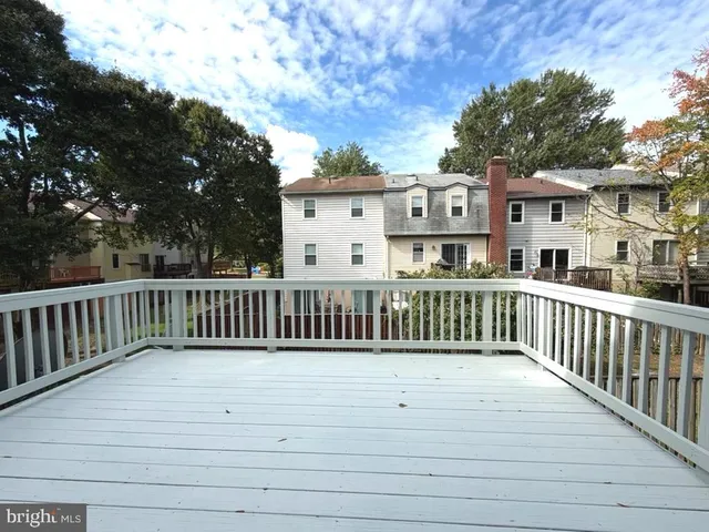 a view of a house with a deck