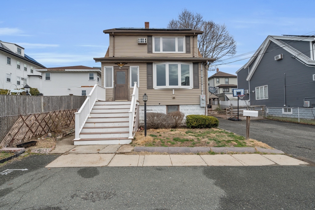 a view of a house with a patio