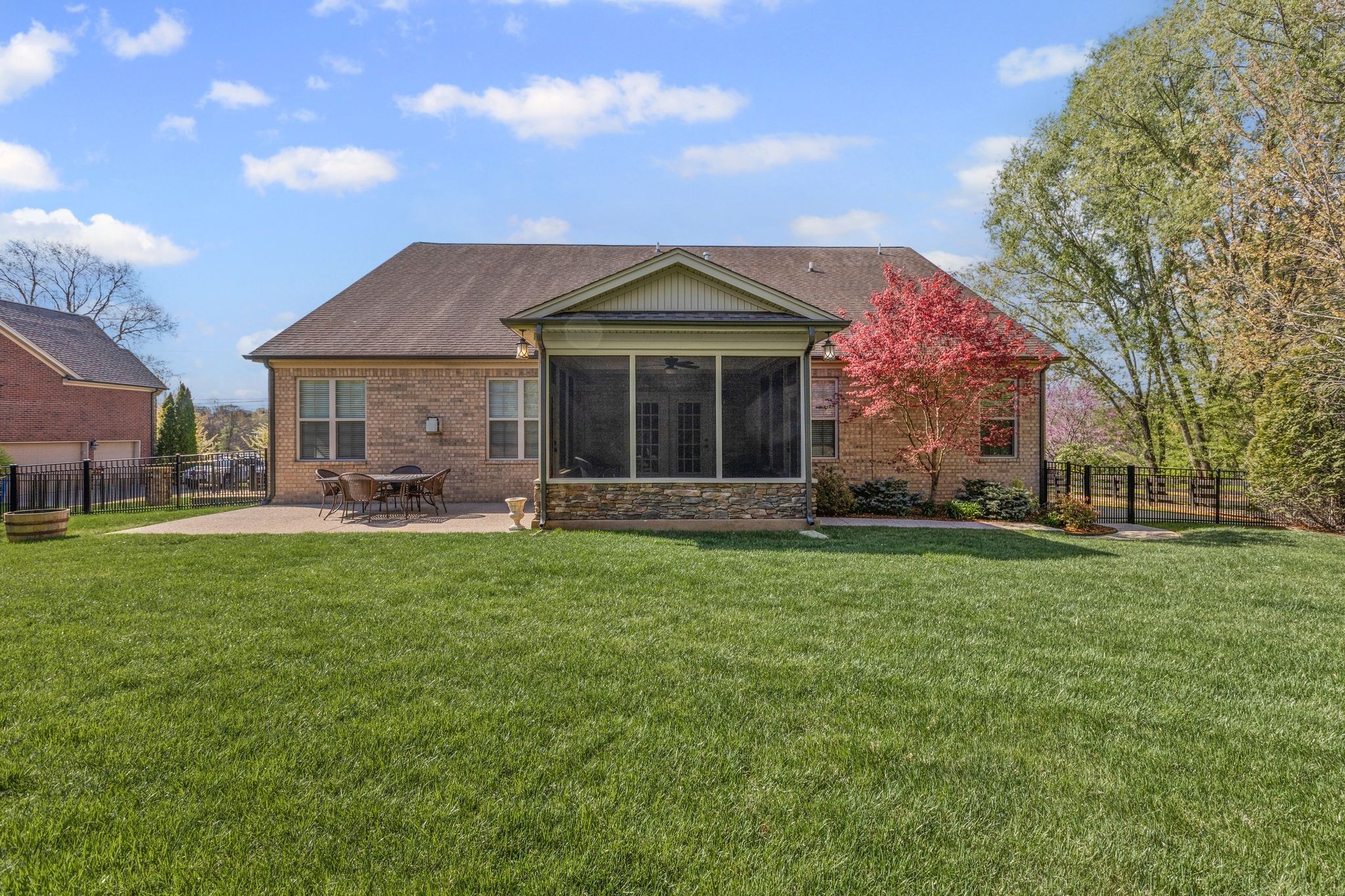 161 Chester Stevens Road Franklin, TN 37067 - Photo 36 of 37 a front view of a house with garden
