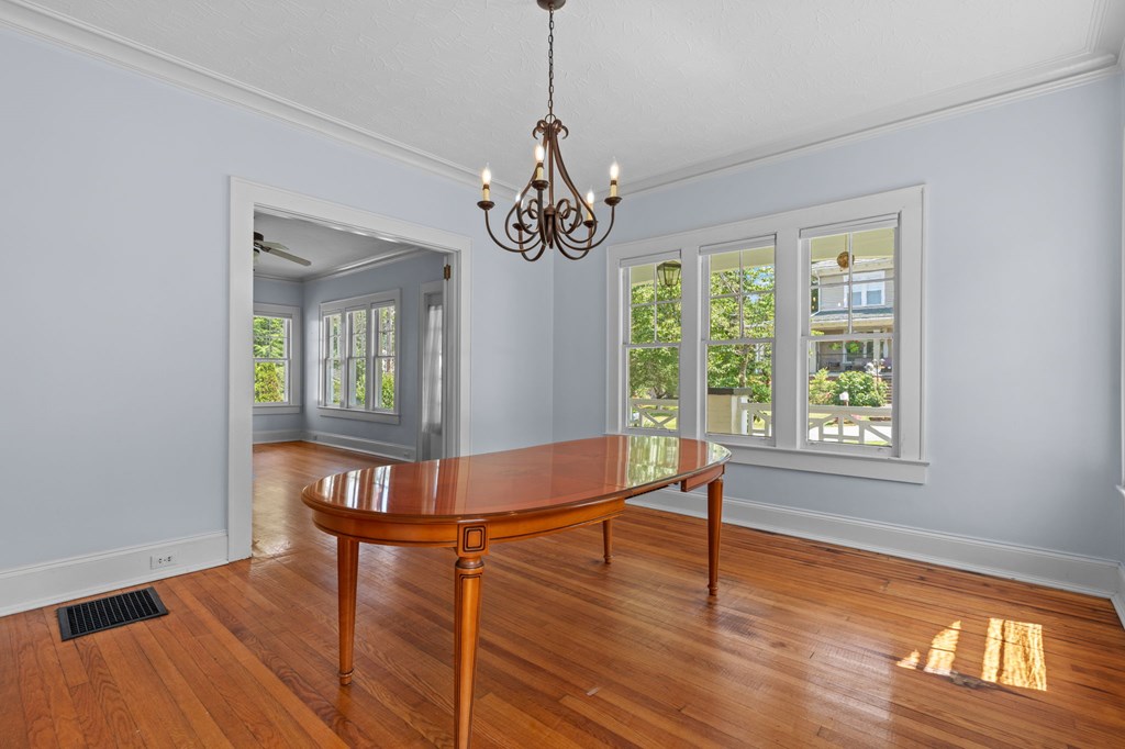 46 Dillard Street Murphy, NC 28906 - Photo 53 of 73 a view of a room with wooden floor staircase and windows