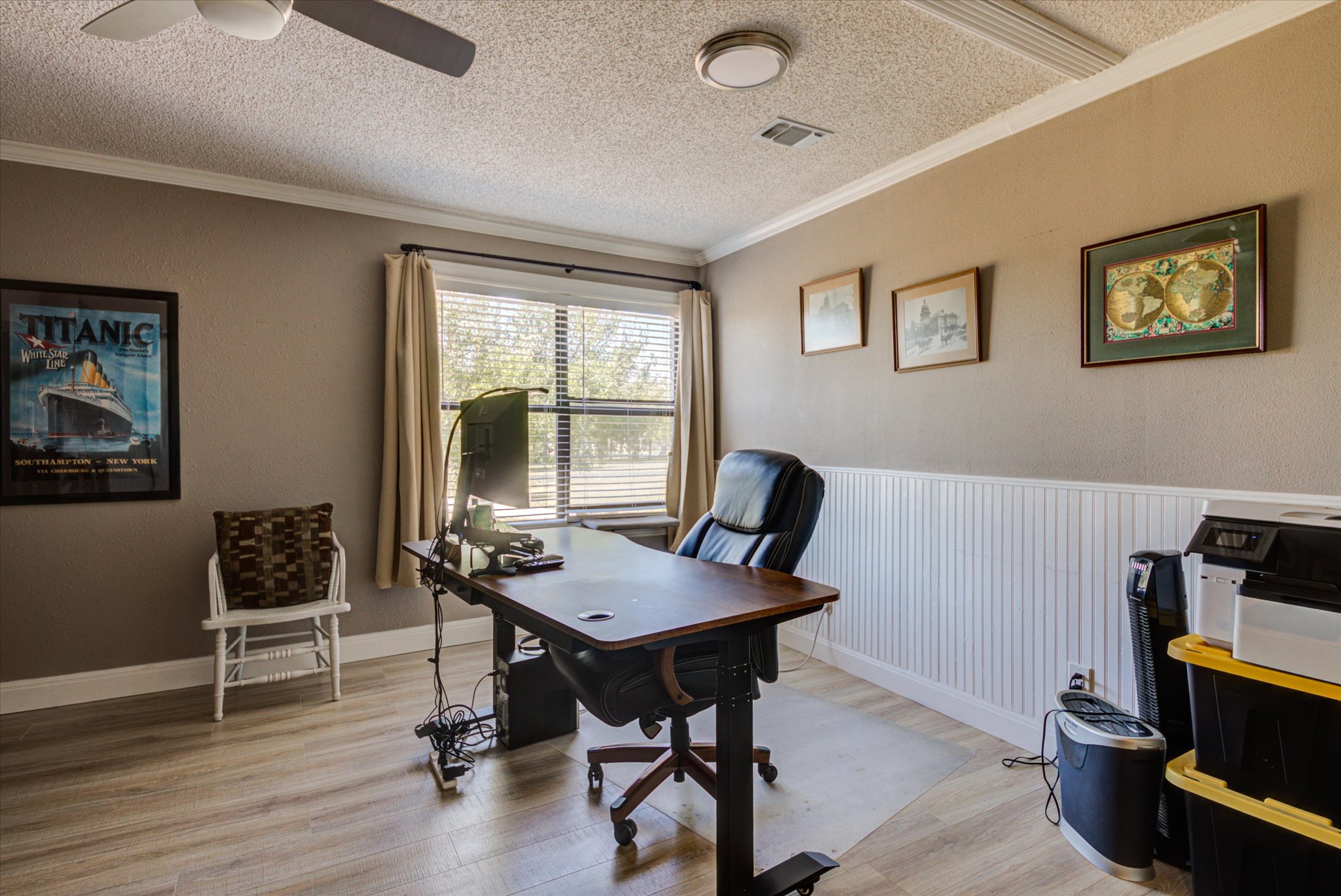 200 Harbor Circle Georgetown, TX 78633 - Photo 18 of 38 a view of a workspace with furniture and a window