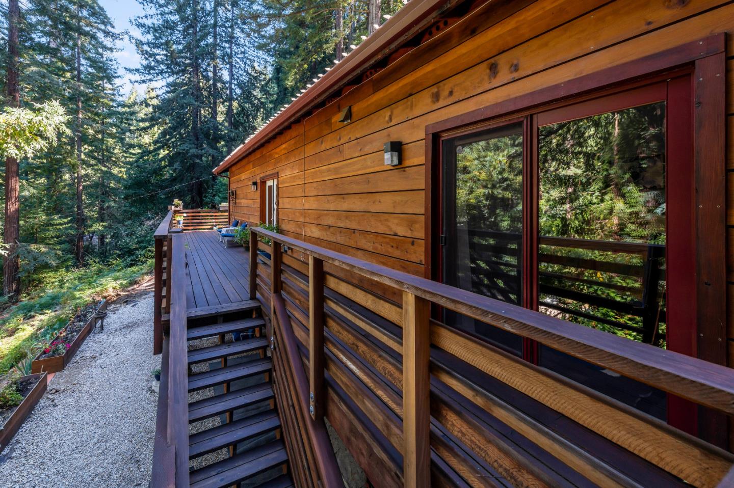 381 Hopkins Gulch Road Boulder Creek, CA 95006 - Photo 7 of 44 a view of balcony