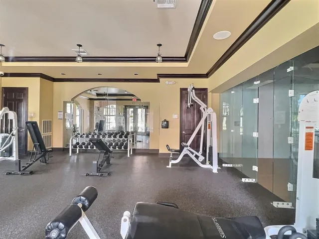 a living room filled with furniture