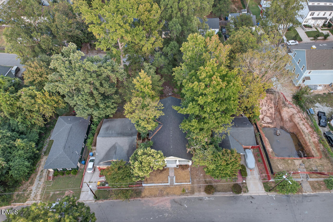 606 North Maple Street Durham, NC 27703 - Photo 44 of 51 an aerial view of a house