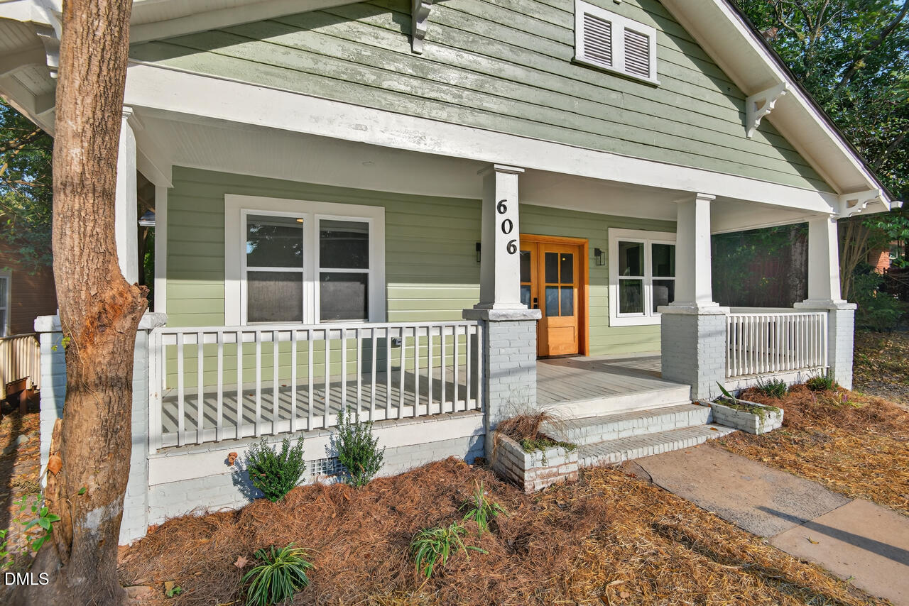606 North Maple Street Durham, NC 27703 - Photo 50 of 51 a front view of a house with a porch