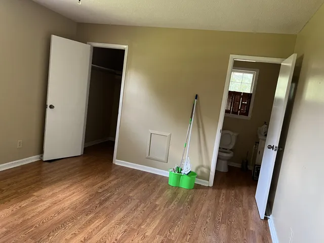 a view of wooden floor