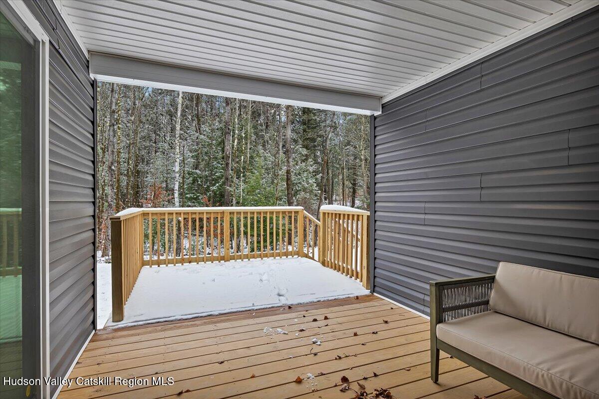185 Old State Road Broadalbin, NY 12025 - Photo 24 of 31 a balcony with a couch