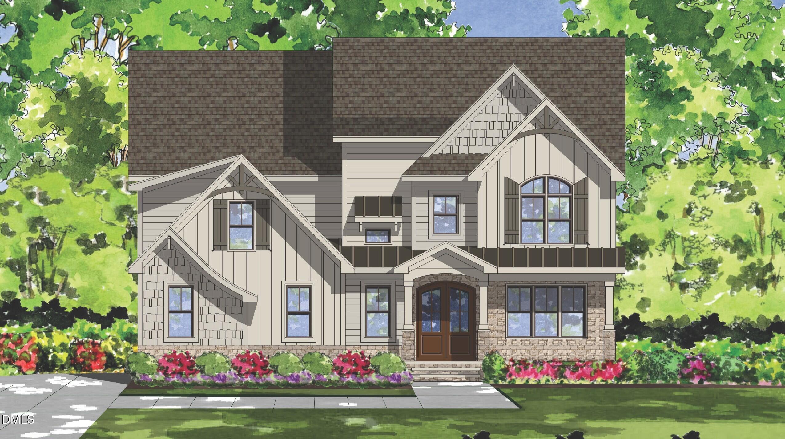 5824 Carriage Gate Drive Raleigh, NC 27603 - Photo 2 of 34 front view of house with a yard