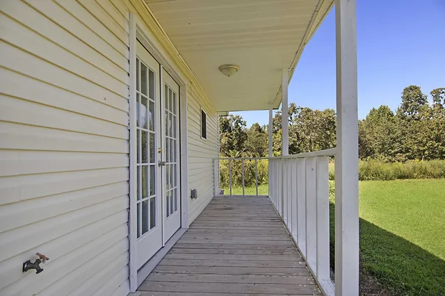 a view of a yard with an outdoor space