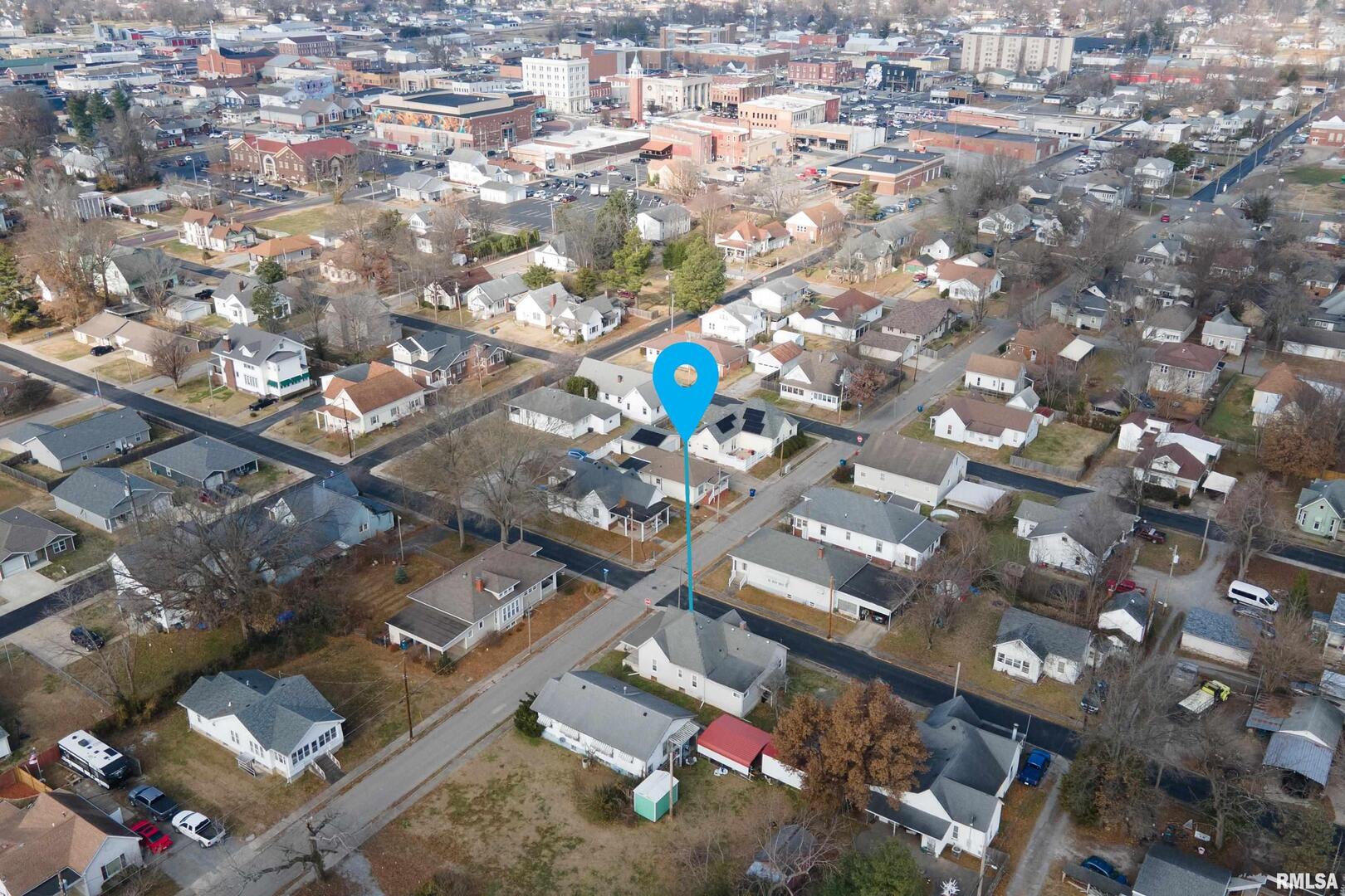 501 South Buchanan Street Marion, IL 62959 - Photo 3 of 32 an aerial view of a city