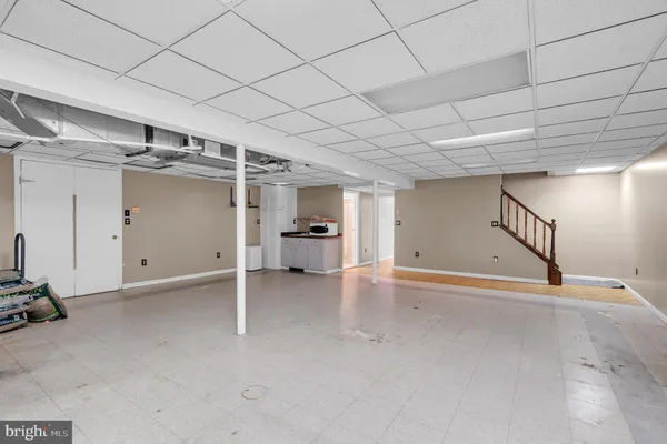a view of an empty room