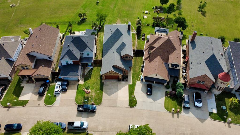 2313 Windjammer Way Rowlett, TX 75088 - Photo 38 of 38 an aerial view of multiple houses with a street