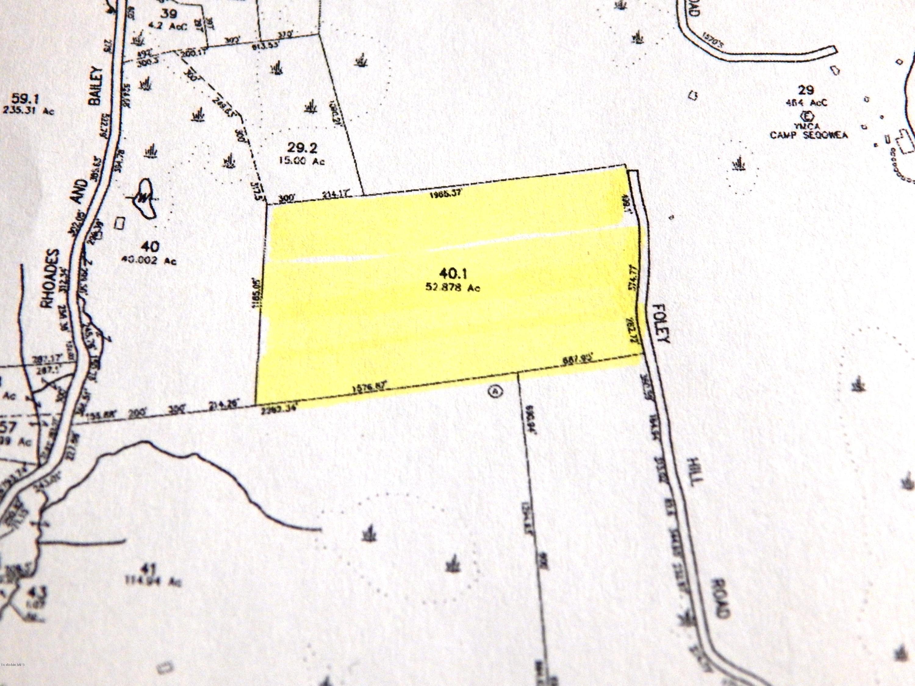 Foley Hill Road Southfield, MA 01259 - Photo 1 of 1 50+ acre parcel on Foley Hill Rd.