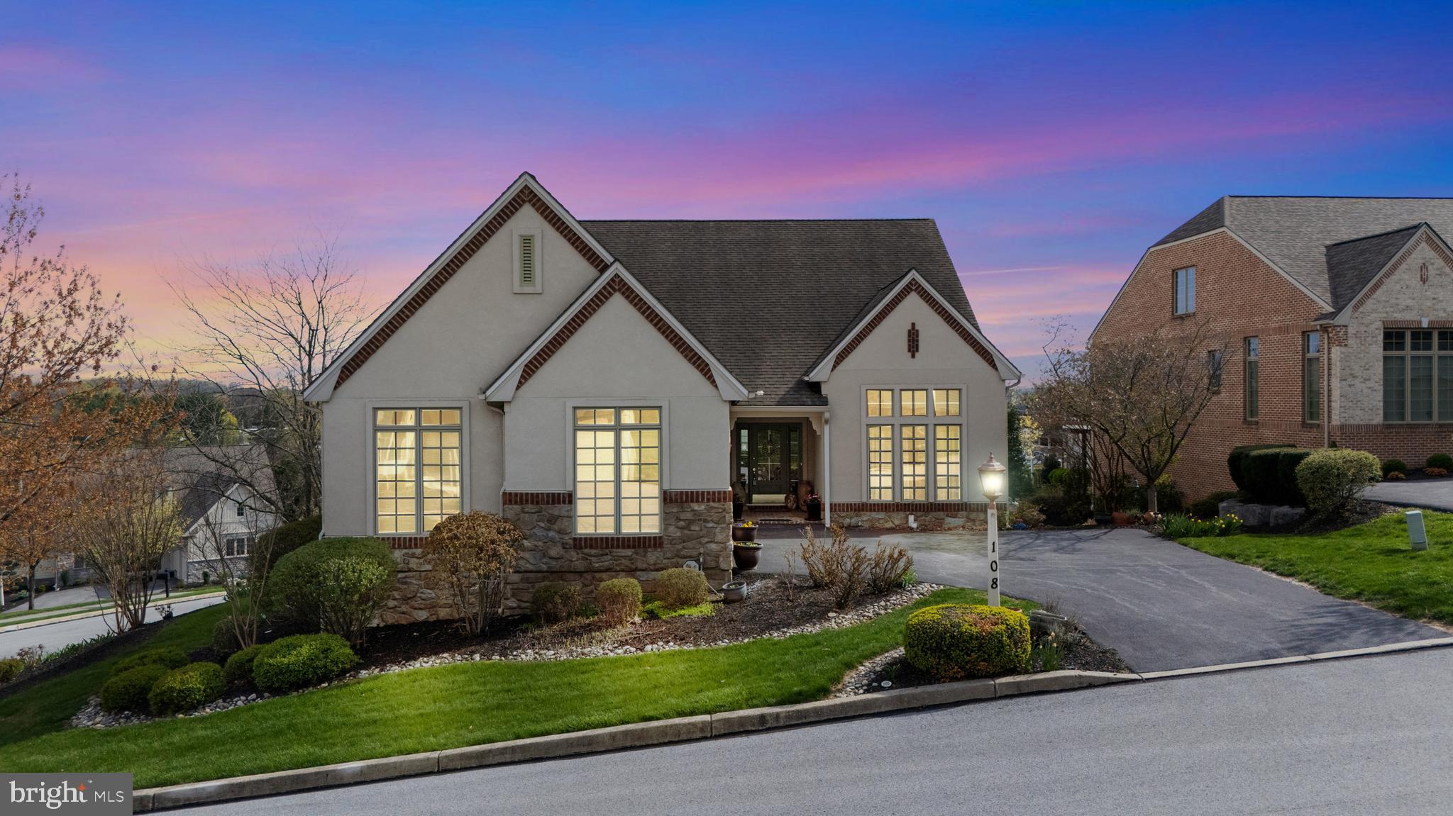 108 Valmere Path York, PA 17403 - Photo 2 of 84 a front view of a house with a yard and garage