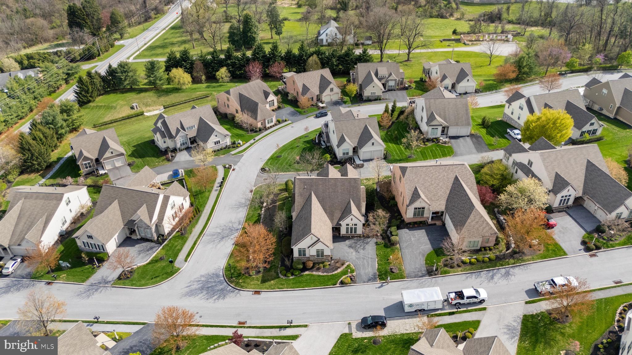 108 Valmere Path York, PA 17403 - Photo 69 of 84 an aerial view of residential houses with outdoor space