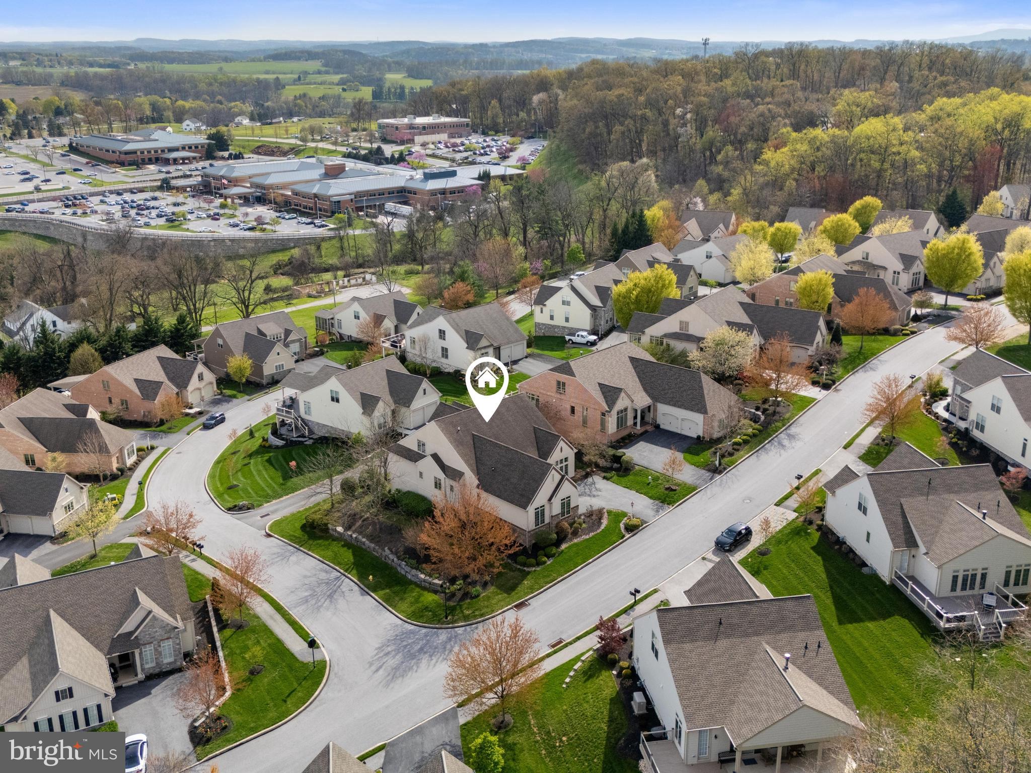 108 Valmere Path York, PA 17403 - Photo 74 of 84 an aerial view of a house with a lake