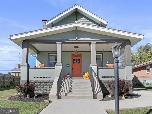 a dining room with furniture