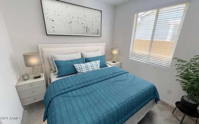 a view of a swimming pool with furniture