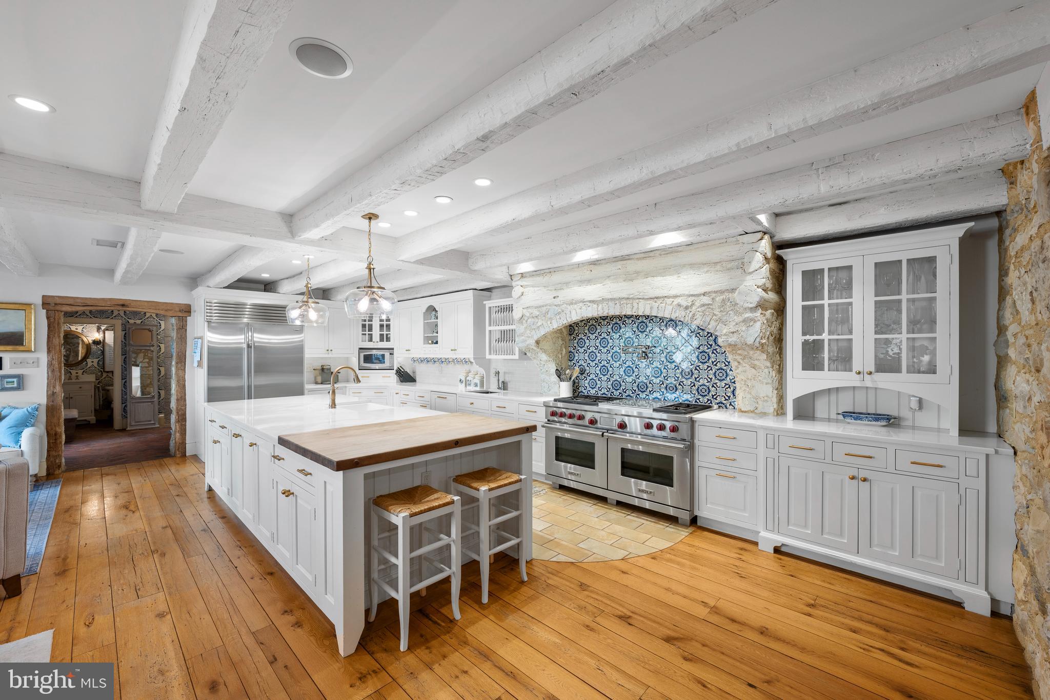 1500 Church Road Malvern, PA 19355 - Photo 11 of 80 Period-inspired state-of-the-art kitchen