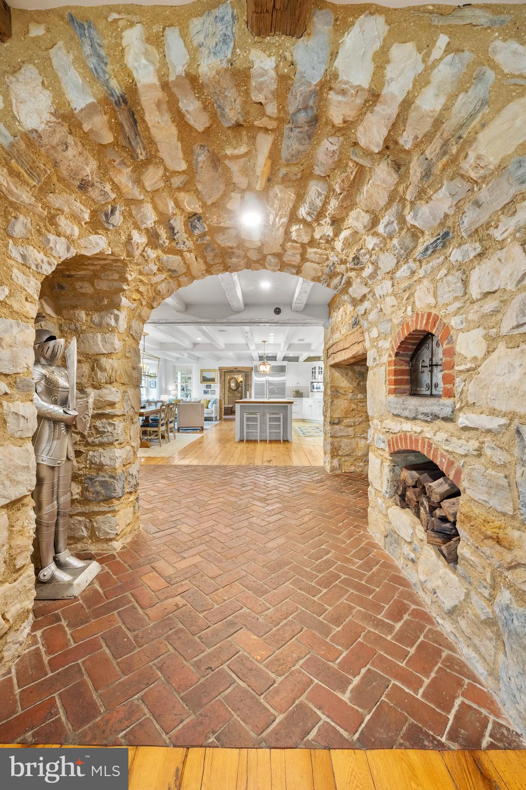 1500 Church Road Malvern, PA 19355 - Photo 23 of 80 20-in.-thick stone walls, curved ceiling
