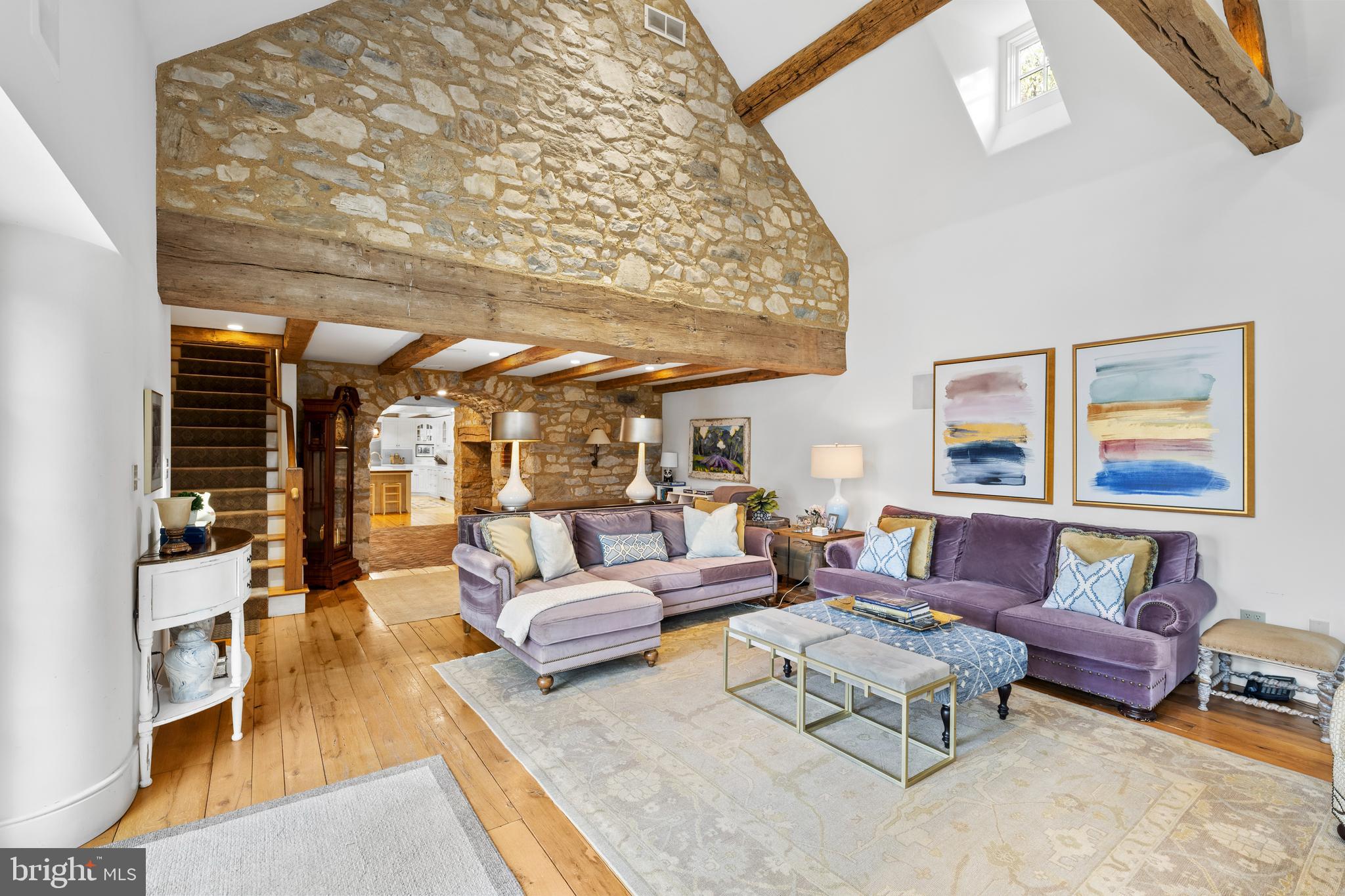 1500 Church Road Malvern, PA 19355 - Photo 25 of 80 Family Room w/ soaring ceilings and period details