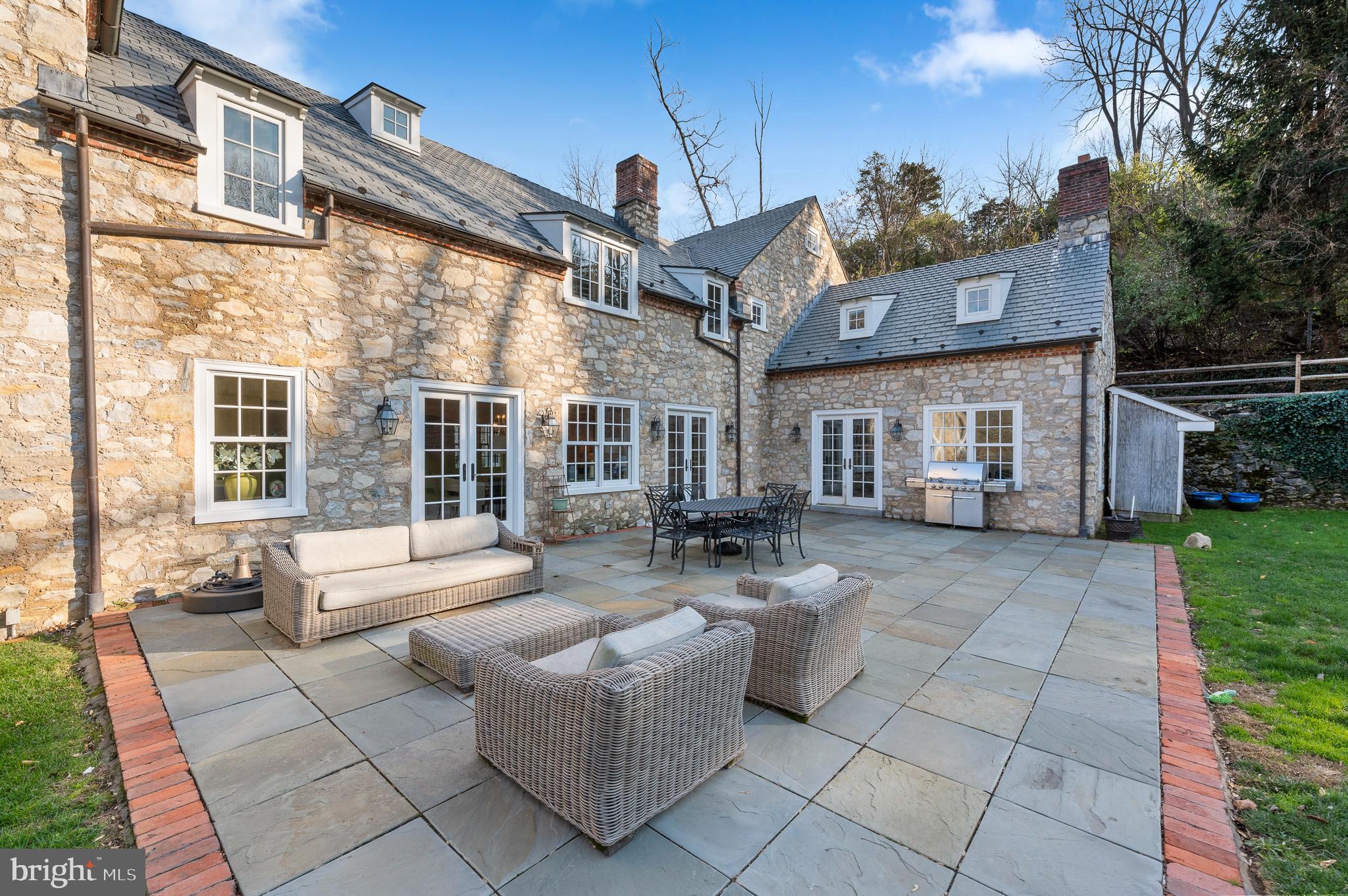 1500 Church Road Malvern, PA 19355 - Photo 29 of 80 Large slate patio off of Living & Family Rooms