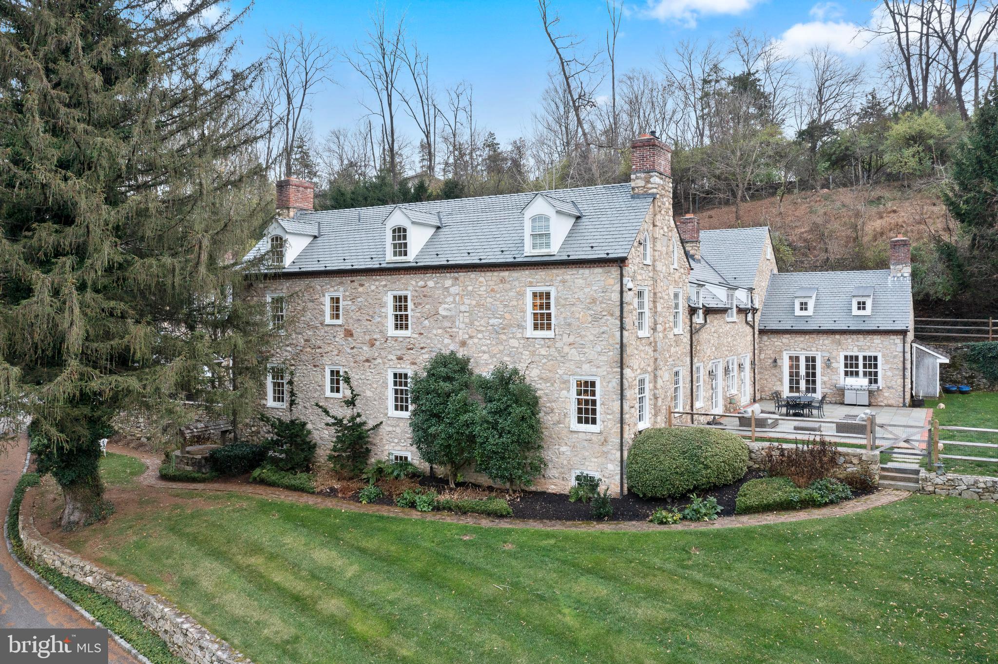 1500 Church Road Malvern, PA 19355 - Photo 31 of 80 View of the original wing and rear patio