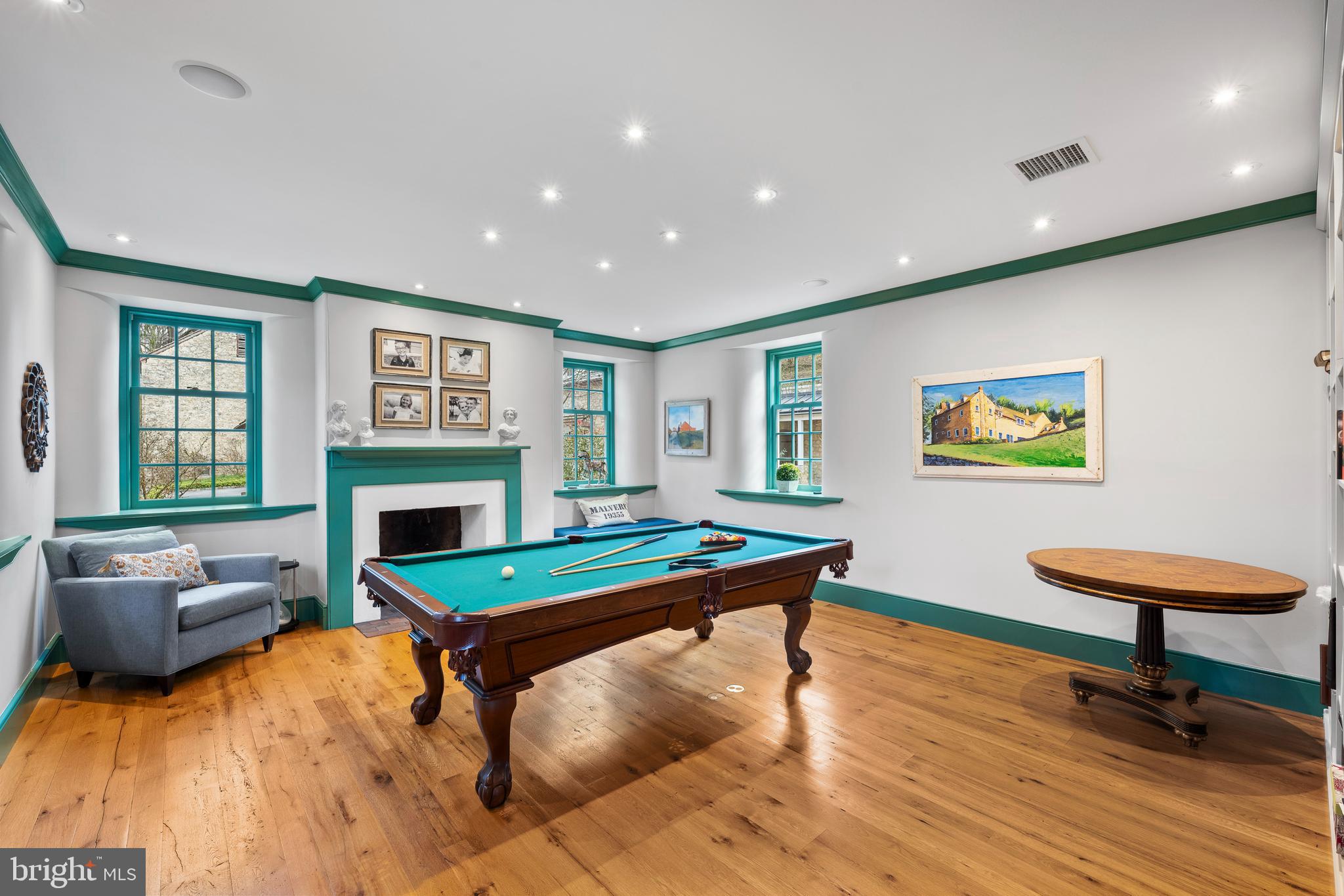 1500 Church Road Malvern, PA 19355 - Photo 37 of 80 Library/Billiards room in original wing