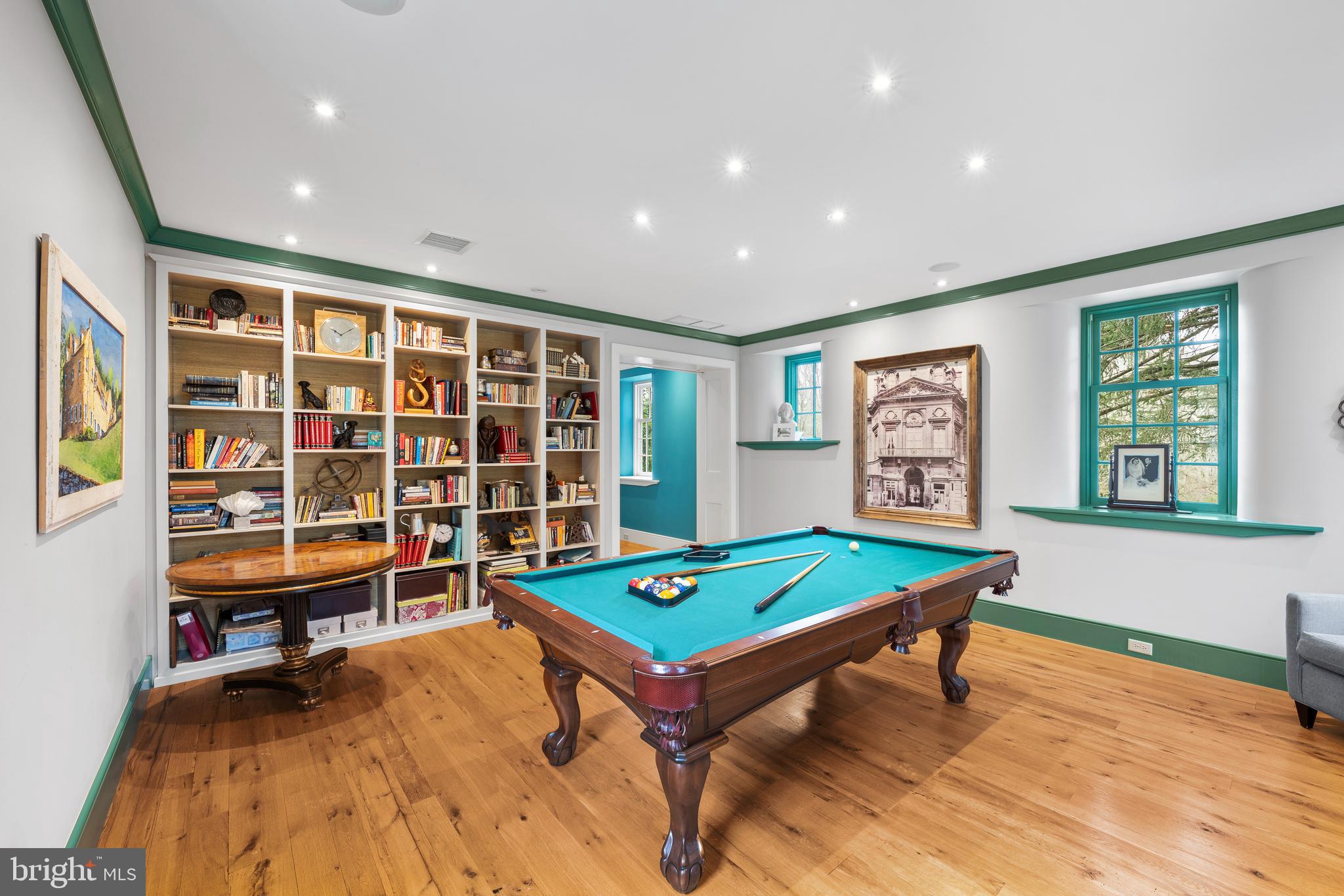 1500 Church Road Malvern, PA 19355 - Photo 38 of 80 Library/Billiards Rm separated by sliding doors