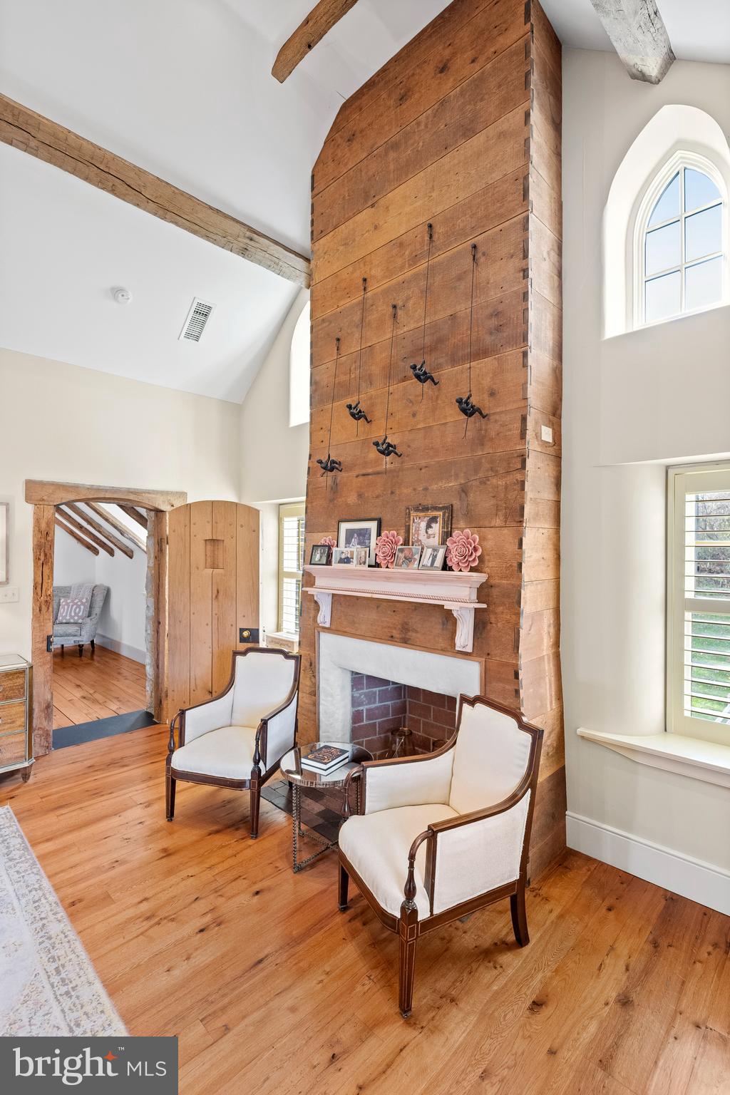 1500 Church Road Malvern, PA 19355 - Photo 41 of 80 Salvaged timber beams and mantel