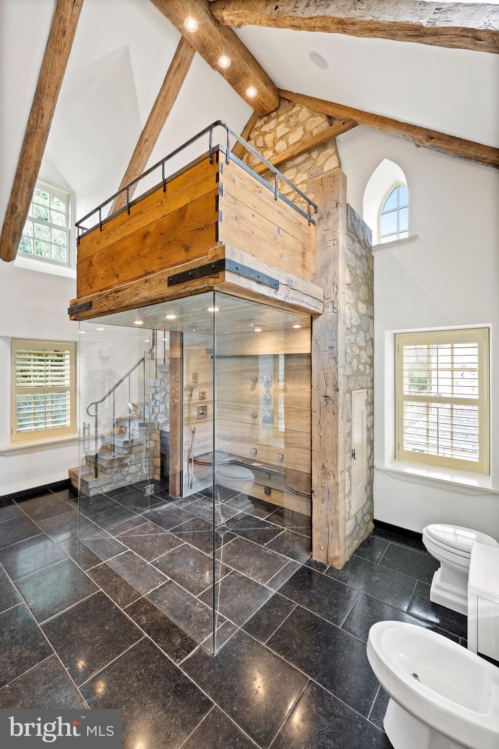 1500 Church Road Malvern, PA 19355 - Photo 50 of 80 Dramatic lofted tub over the shower