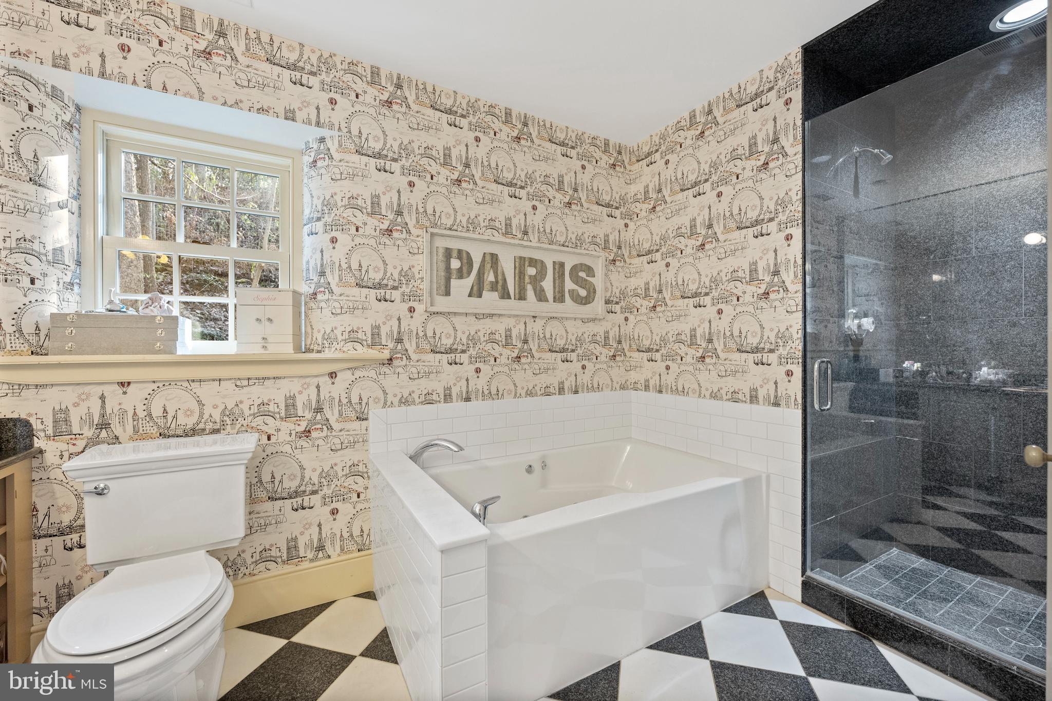 1500 Church Road Malvern, PA 19355 - Photo 61 of 80 Ensuite bath 4 with jetted tub and shower