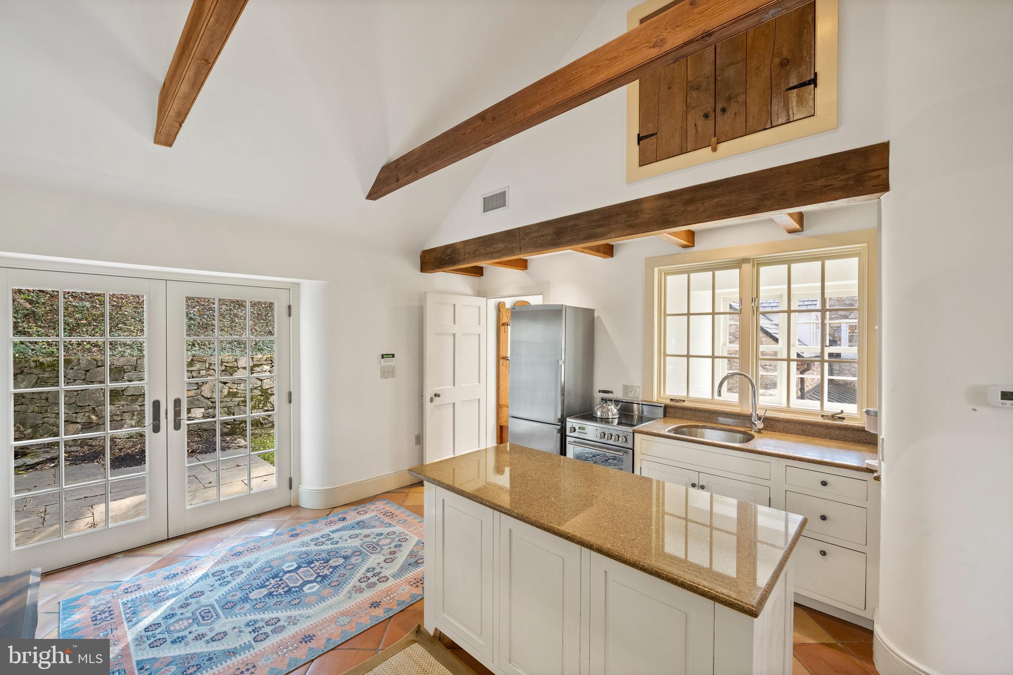 1500 Church Road Malvern, PA 19355 - Photo 67 of 80 Full open kitchen in the apt, patio outside