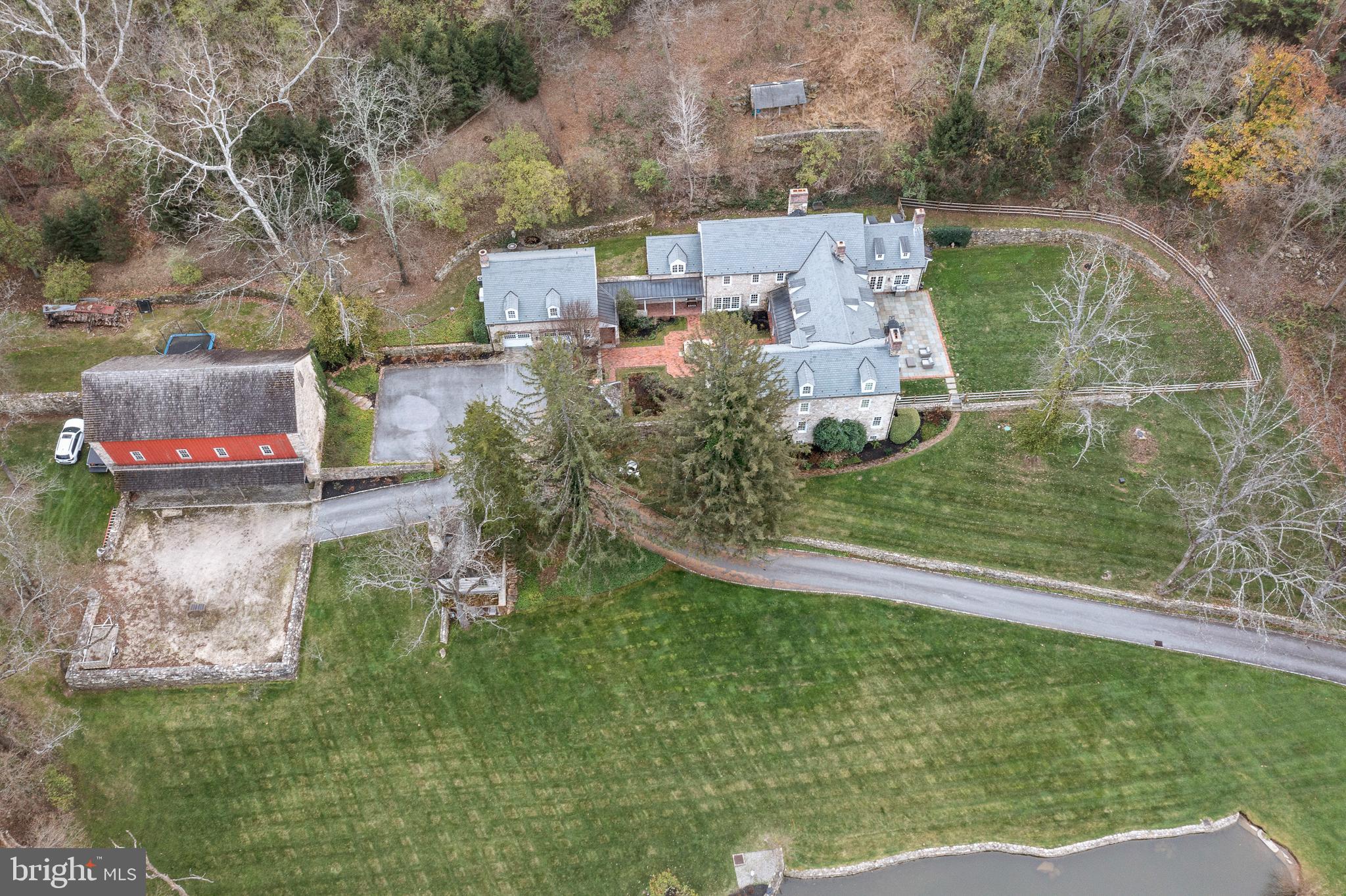 1500 Church Road Malvern, PA 19355 - Photo 79 of 80 Aerial view of Cold Springs Farm