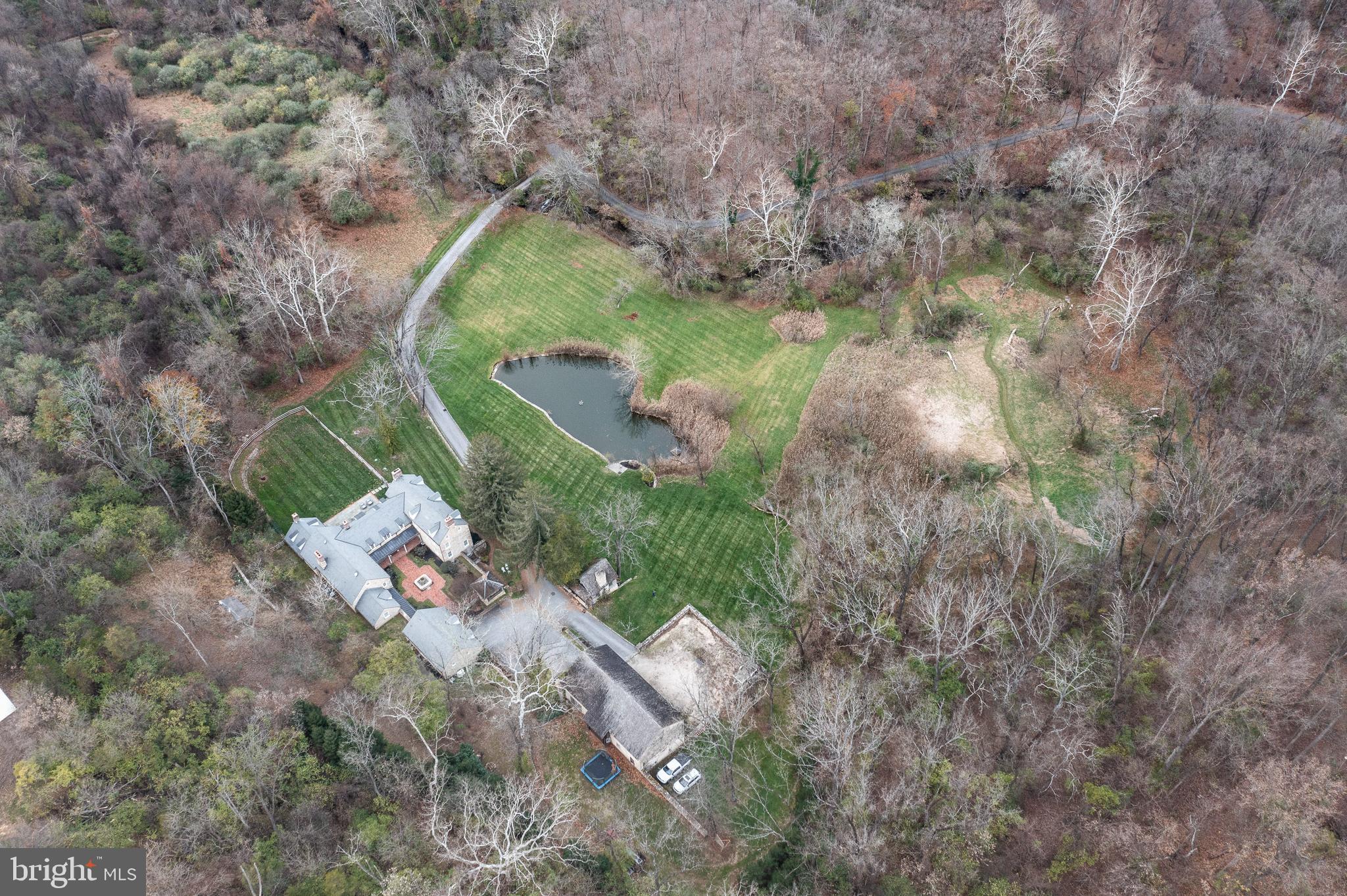 1500 Church Road Malvern, PA 19355 - Photo 80 of 80 Aerial view of this 5 acre gem!