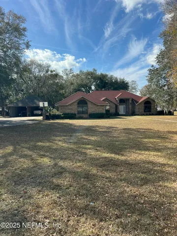 a view of a hallway with entryway
