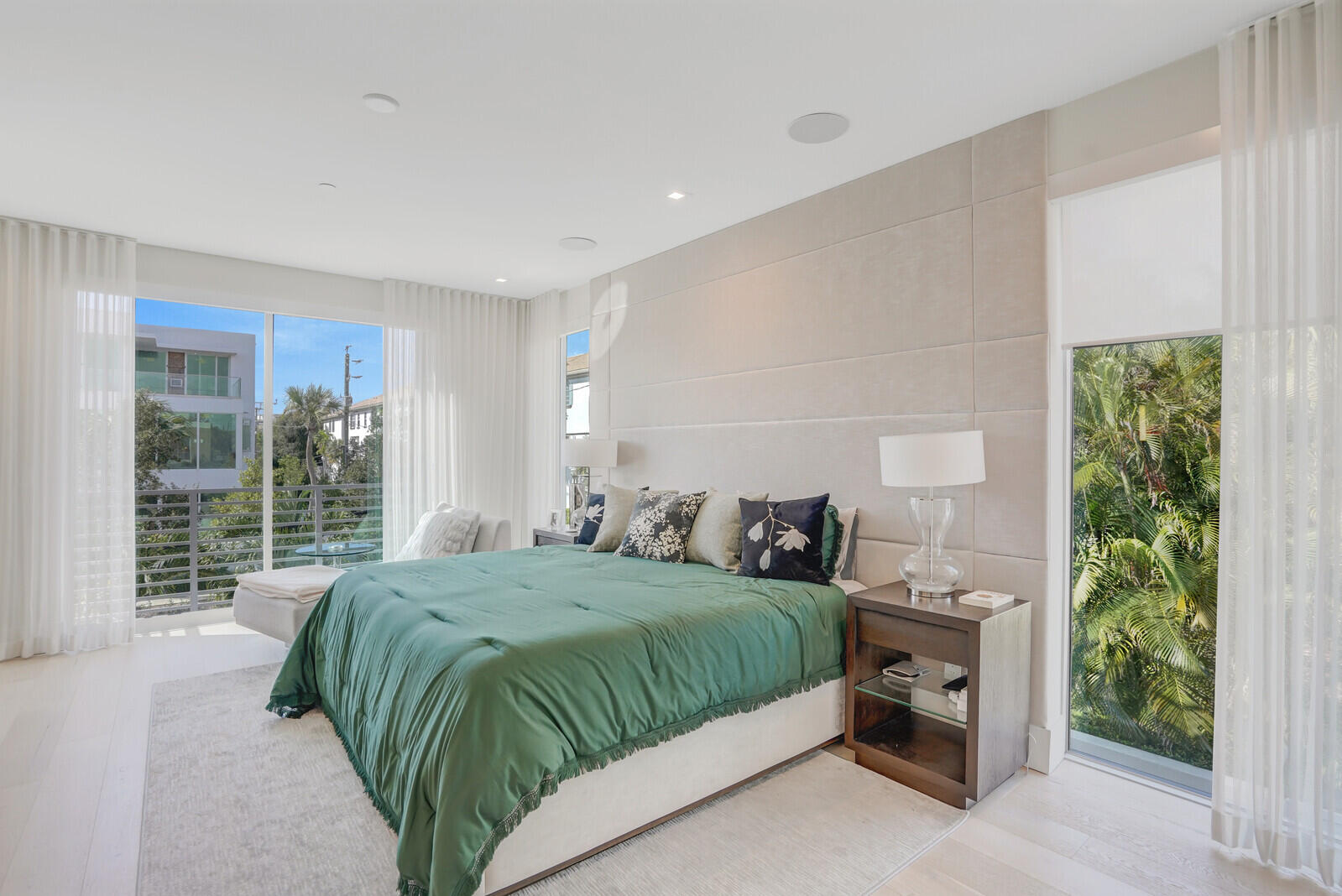 200 Northeast 7th Avenue, Unit 3 Delray Beach, FL 33483 - Photo 20 of 71 a bedroom with a bed lamp and window